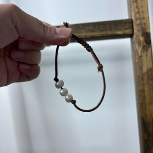 Elegant Brown Pearl Bracelet